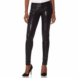 Smoking HOT sequined jean leggings!